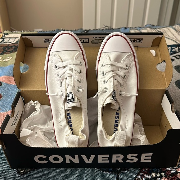 Converse Shoes - CONVERSE WOMENS US 9 CT SHORELINE SLIP, WHITE, BRAND NEW IN BOX